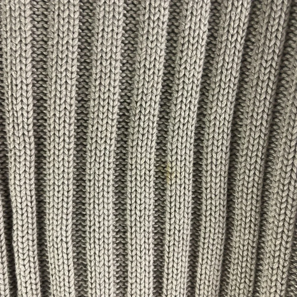 Banana Republic Men's‎ Medium Mock Neck Knit Sweater 1/4 Zip  100% Cotton VTG